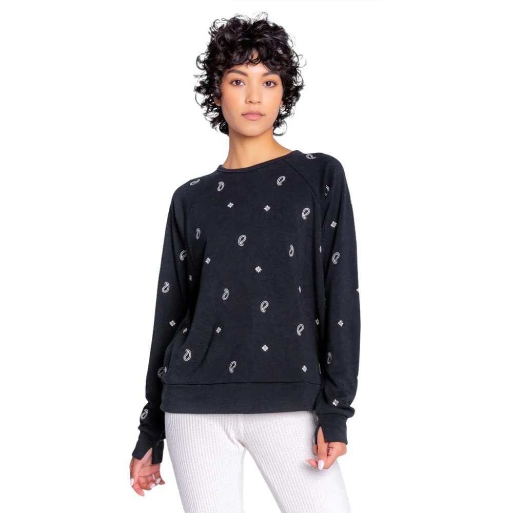 PJ Salvage | Canyon Ranch Paisley Embroidered Pullover Size S